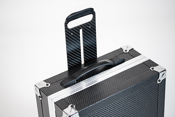 Carbon fiber suitcases